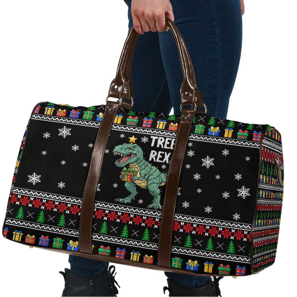 Tree Rex Christmas Travel Bag Xmas Holiday Patterns - Wonder Print Shop