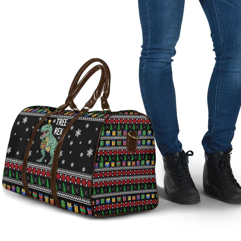 Tree Rex Christmas Travel Bag Xmas Holiday Patterns - Wonder Print Shop