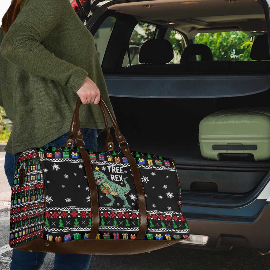 Tree Rex Christmas Travel Bag Xmas Holiday Patterns - Wonder Print Shop
