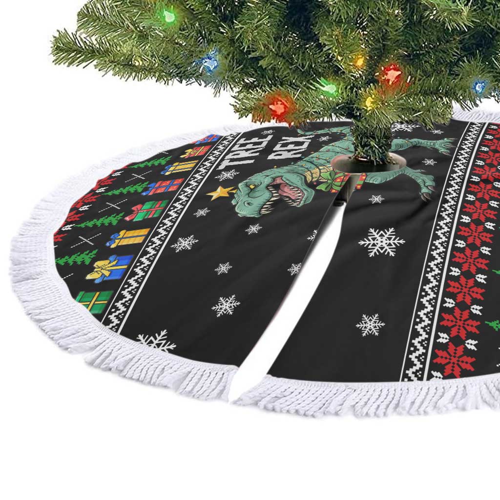 Tree Rex Christmas Tree Skirt Xmas Holiday Patterns - Wonder Print Shop