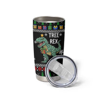 Tree Rex Christmas Tumbler Cup Xmas Holiday Patterns - Wonder Print Shop