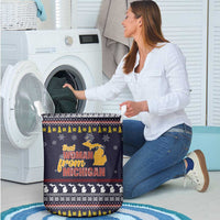 That Woman From Michigan Christmas Laundry Basket Xmas Holiday Patterns - Wonder Print Shop