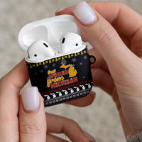 That Woman From Michigan Christmas AirPods Case Xmas Holiday Patterns - Wonder Print Shop