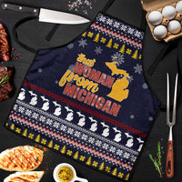 That Woman From Michigan Christmas Apron Xmas Holiday Patterns - Wonder Print Shop