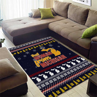 That Woman From Michigan Christmas Area Rug Xmas Holiday Patterns - Wonder Print Shop