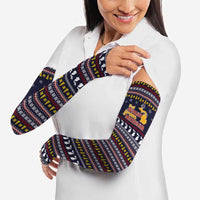 That Woman From Michigan Christmas Arm Sleeves Xmas Holiday Patterns - Wonder Print Shop