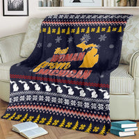 That Woman From Michigan Christmas Blanket Xmas Holiday Patterns - Wonder Print Shop