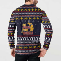 That Woman From Michigan Christmas Button Sweatshirt Xmas Holiday Patterns - Wonder Print Shop