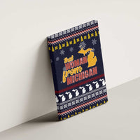 That Woman From Michigan Christmas Canvas Wall Art Xmas Holiday Patterns - Wonder Print Shop