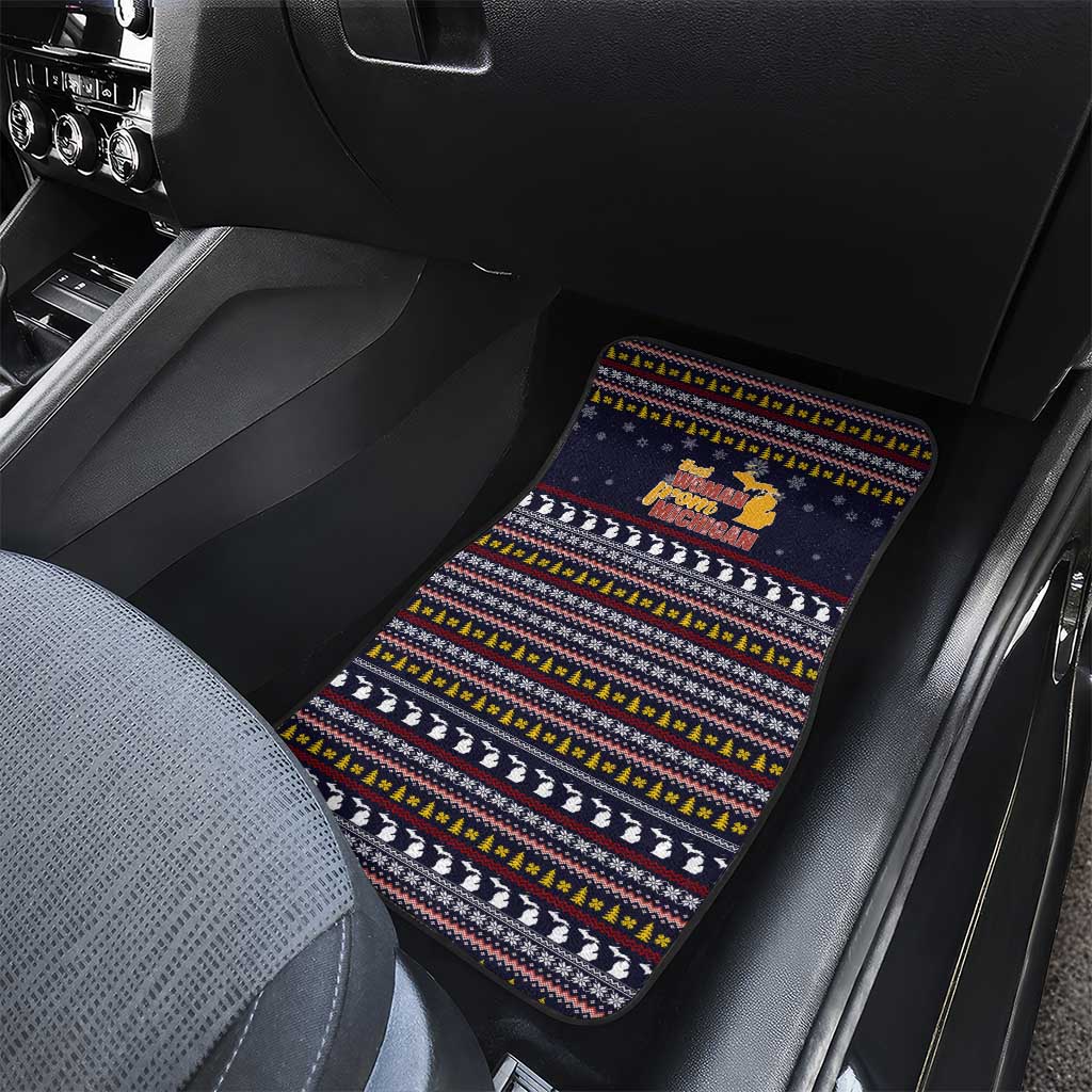 That Woman From Michigan Christmas Car Mats Xmas Holiday Patterns - Wonder Print Shop