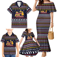 That Woman From Michigan Christmas Family Matching Mermaid Dress and Hawaiian Shirt Xmas Holiday Patterns - Wonder Print Shop