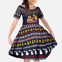 That Woman From Michigan Christmas Family Matching Off The Shoulder Long Sleeve Dress and Hawaiian Shirt Xmas Holiday Patterns - Wonder Print Shop