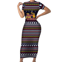 That Woman From Michigan Christmas Family Matching Short Sleeve Bodycon Dress and Hawaiian Shirt Xmas Holiday Patterns - Wonder Print Shop