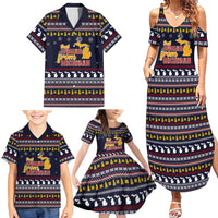 That Woman From Michigan Christmas Family Matching Summer Maxi Dress and Hawaiian Shirt Xmas Holiday Patterns - Wonder Print Shop