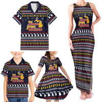 That Woman From Michigan Christmas Family Matching Tank Maxi Dress and Hawaiian Shirt Xmas Holiday Patterns - Wonder Print Shop