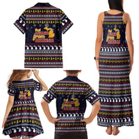 That Woman From Michigan Christmas Family Matching Tank Maxi Dress and Hawaiian Shirt Xmas Holiday Patterns - Wonder Print Shop