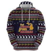 That Woman From Michigan Christmas Hoodie Xmas Holiday Patterns - Wonder Print Shop