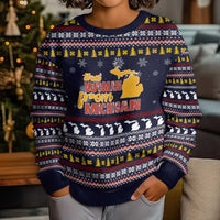 That Woman From Michigan Christmas Kid Ugly Christmas Sweater Xmas Holiday Patterns - Wonder Print Shop