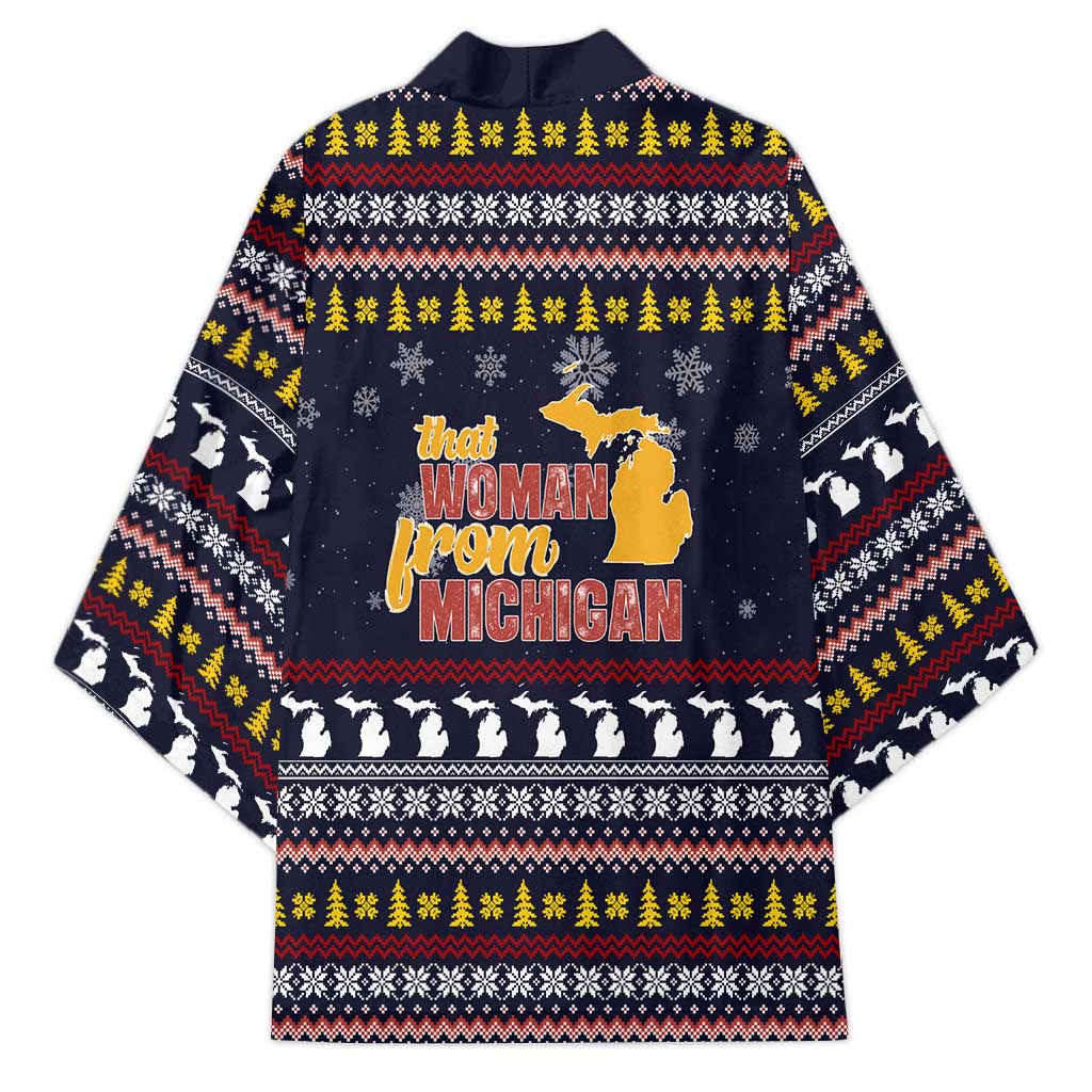 That Woman From Michigan Christmas Kimono Xmas Holiday Patterns - Wonder Print Shop