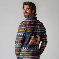 That Woman From Michigan Christmas Long Sleeve Polo Shirt Xmas Holiday Patterns - Wonder Print Shop