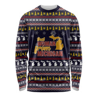 That Woman From Michigan Christmas Long Sleeve Shirt Xmas Holiday Patterns - Wonder Print Shop