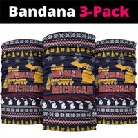 That Woman From Michigan Christmas Neck Gaiter Xmas Holiday Patterns - Wonder Print Shop