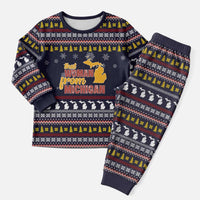 That Woman From Michigan Christmas Pajama Set Xmas Holiday Patterns - Wonder Print Shop