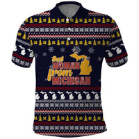That Woman From Michigan Christmas Polo Shirt Xmas Holiday Patterns - Wonder Print Shop
