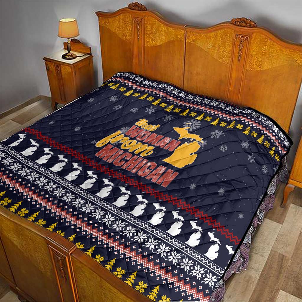 That Woman From Michigan Christmas Quilt Xmas Holiday Patterns - Wonder Print Shop
