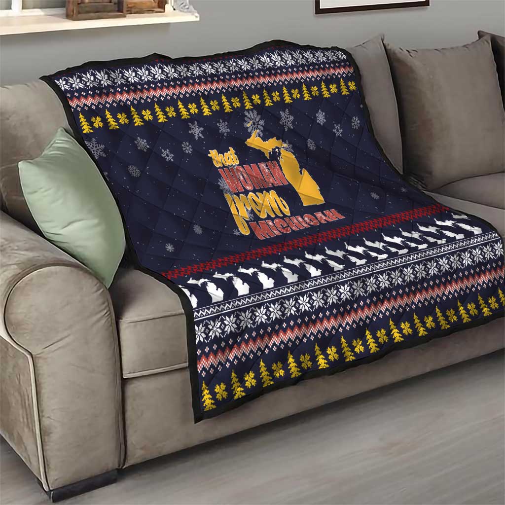 That Woman From Michigan Christmas Quilt Xmas Holiday Patterns - Wonder Print Shop