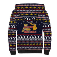 That Woman From Michigan Christmas Sherpa Hoodie Xmas Holiday Patterns - Wonder Print Shop