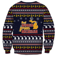 That Woman From Michigan Christmas Sweatshirt Xmas Holiday Patterns - Wonder Print Shop