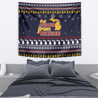 That Woman From Michigan Christmas Tapestry Xmas Holiday Patterns - Wonder Print Shop