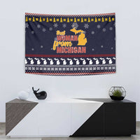 That Woman From Michigan Christmas Tapestry Xmas Holiday Patterns - Wonder Print Shop