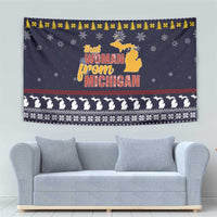That Woman From Michigan Christmas Tapestry Xmas Holiday Patterns - Wonder Print Shop