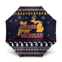 That Woman From Michigan Christmas Umbrella Xmas Holiday Patterns - Wonder Print Shop