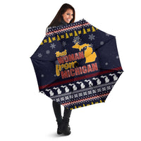 That Woman From Michigan Christmas Umbrella Xmas Holiday Patterns - Wonder Print Shop