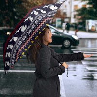 That Woman From Michigan Christmas Umbrella Xmas Holiday Patterns - Wonder Print Shop