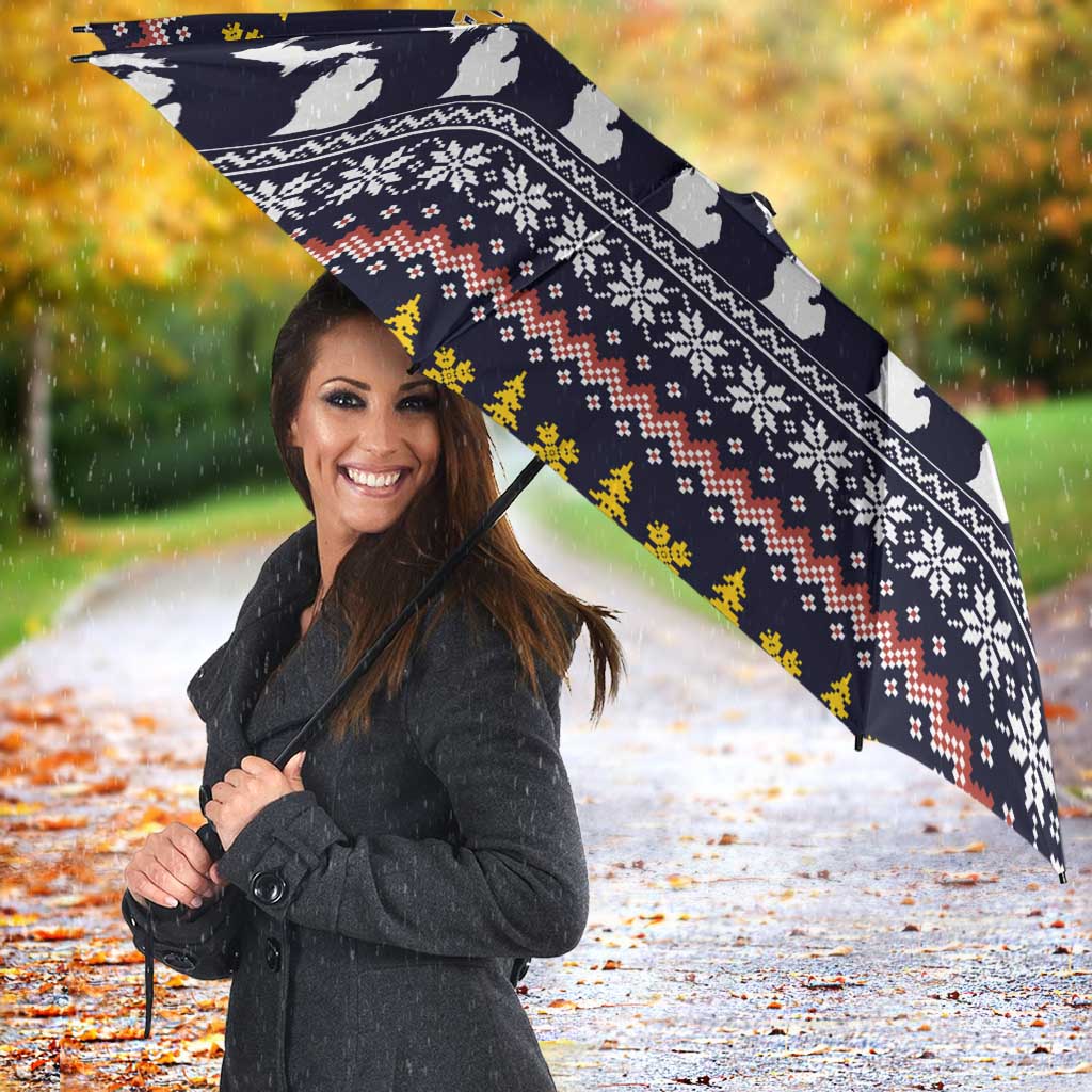 That Woman From Michigan Christmas Umbrella Xmas Holiday Patterns - Wonder Print Shop