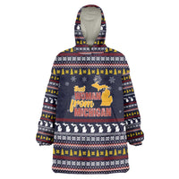 That Woman From Michigan Christmas Wearable Blanket Hoodie Xmas Holiday Patterns - Wonder Print Shop