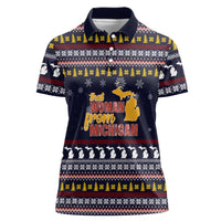 That Woman From Michigan Christmas Women Polo Shirt Xmas Holiday Patterns - Wonder Print Shop