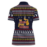 That Woman From Michigan Christmas Women Polo Shirt Xmas Holiday Patterns - Wonder Print Shop