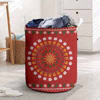 Guitar Lover Christmas Laundry Basket Xmas Holiday Patterns - Wonder Print Shop