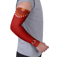Guitar Lover Christmas Arm Sleeves Xmas Holiday Patterns - Wonder Print Shop