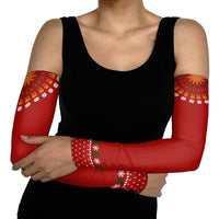 Guitar Lover Christmas Arm Sleeves Xmas Holiday Patterns - Wonder Print Shop