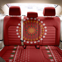 Guitar Lover Christmas Back Car Seat Cover Xmas Holiday Patterns - Wonder Print Shop