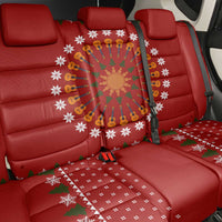 Guitar Lover Christmas Back Car Seat Cover Xmas Holiday Patterns - Wonder Print Shop