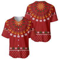 Guitar Lover Christmas Baseball Jersey Xmas Holiday Patterns - Wonder Print Shop