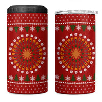 Guitar Lover Christmas 4 in 1 Can Cooler Tumbler Xmas Holiday Patterns - Wonder Print Shop