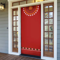 Guitar Lover Christmas Door Cover Xmas Holiday Patterns - Wonder Print Shop
